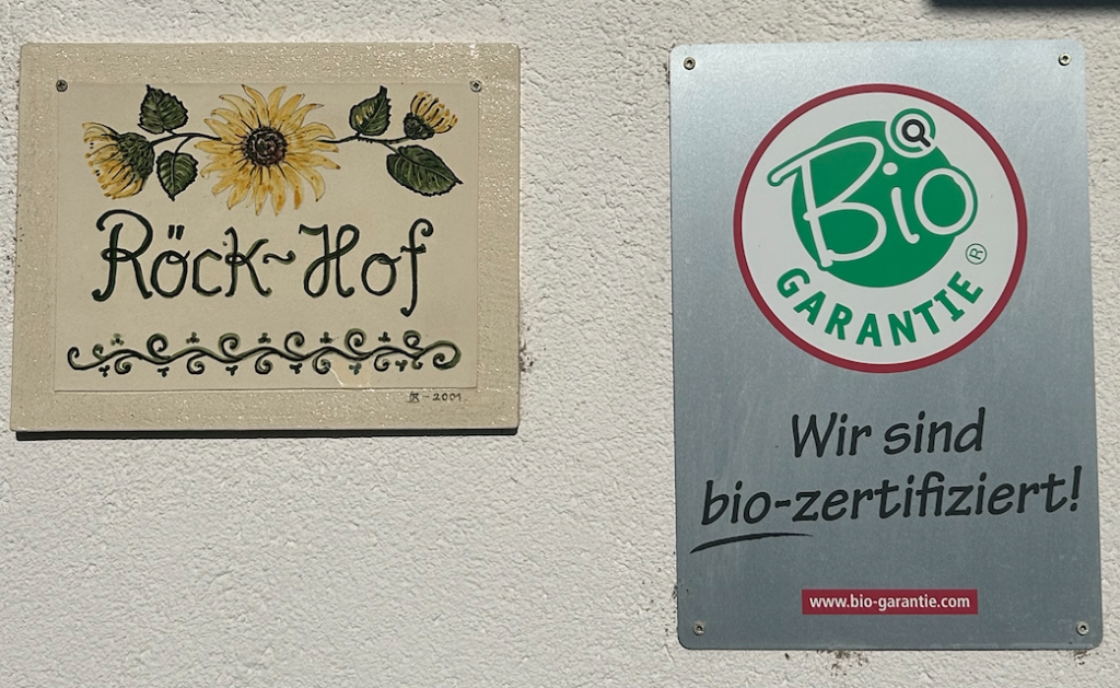 All signs point to organic at Weingut Röck